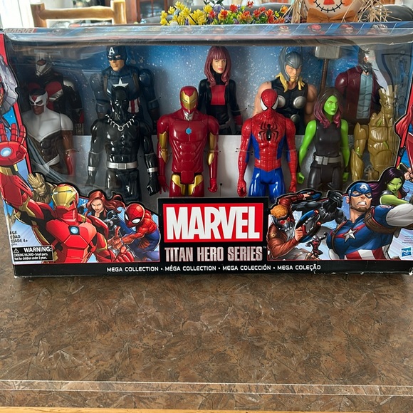 Marvel Titan Heroes vintage 2017 mega collection 11 figure set by Hasbro - Picture 1 of 13